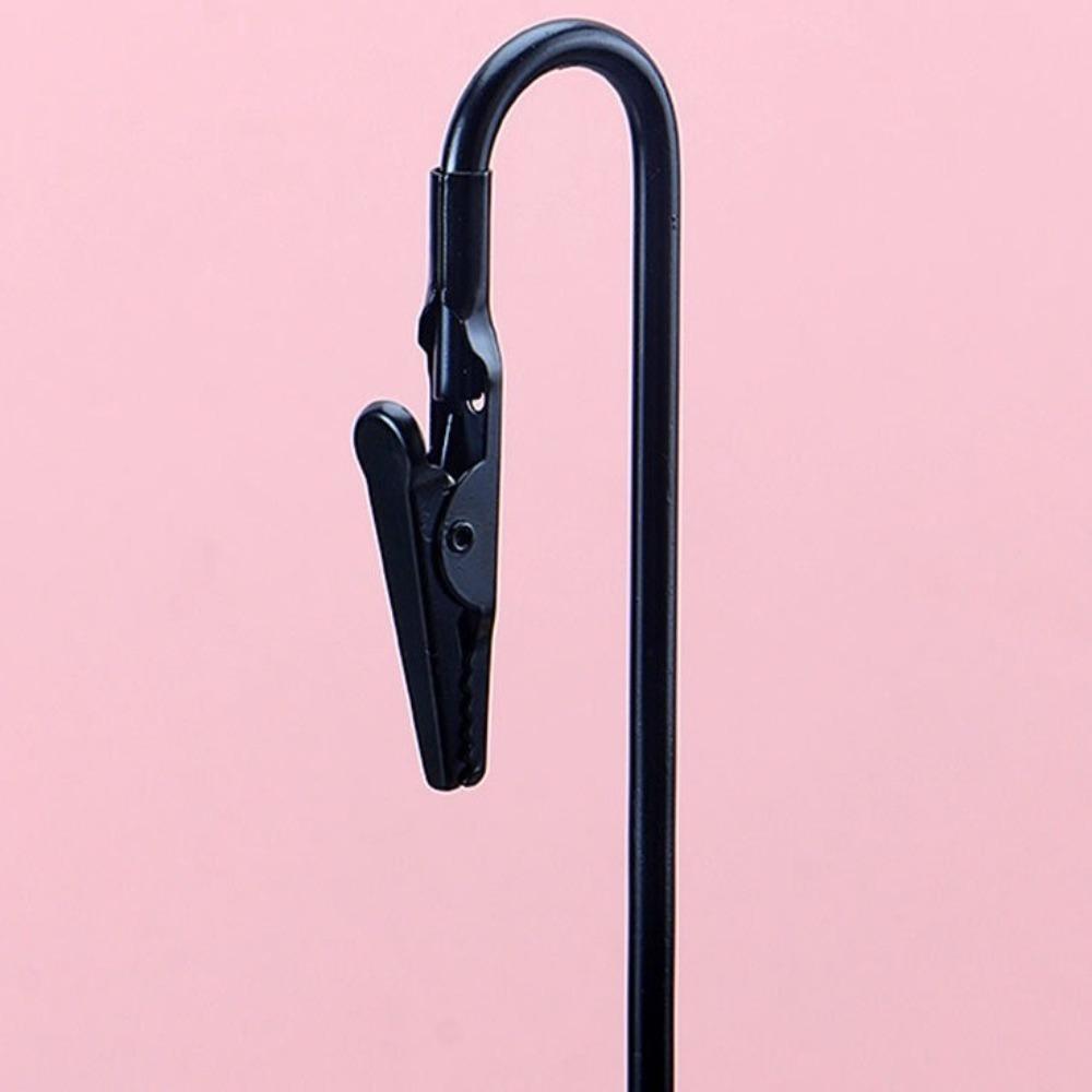 Non-Slip Base Metal Place Card Holder Black Clamps Place Card Stands Memo Stand Wedding Decoration