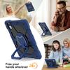 For Huawei MatePad Air (2024) Case Silicone+PC Kickstand Tablet Cover