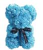 Valentine's Day Eternal Rose Teddy Bear Set - Artificial Flower Decor for Birthday, Anniversary & Romantic Gifts for Girlfriend