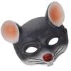 1Pcs Carnival Mouse Mask Creative 3D Party Face Cover Halloween Masquerade Cosplay Dance Supplies Light Grey Carnival Mask