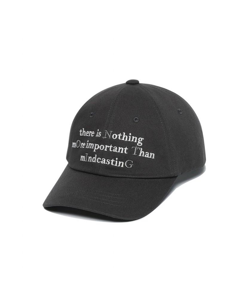 NOTIG Cotton Ball Cap Charcoal Gray_Okf3Accp101Cg