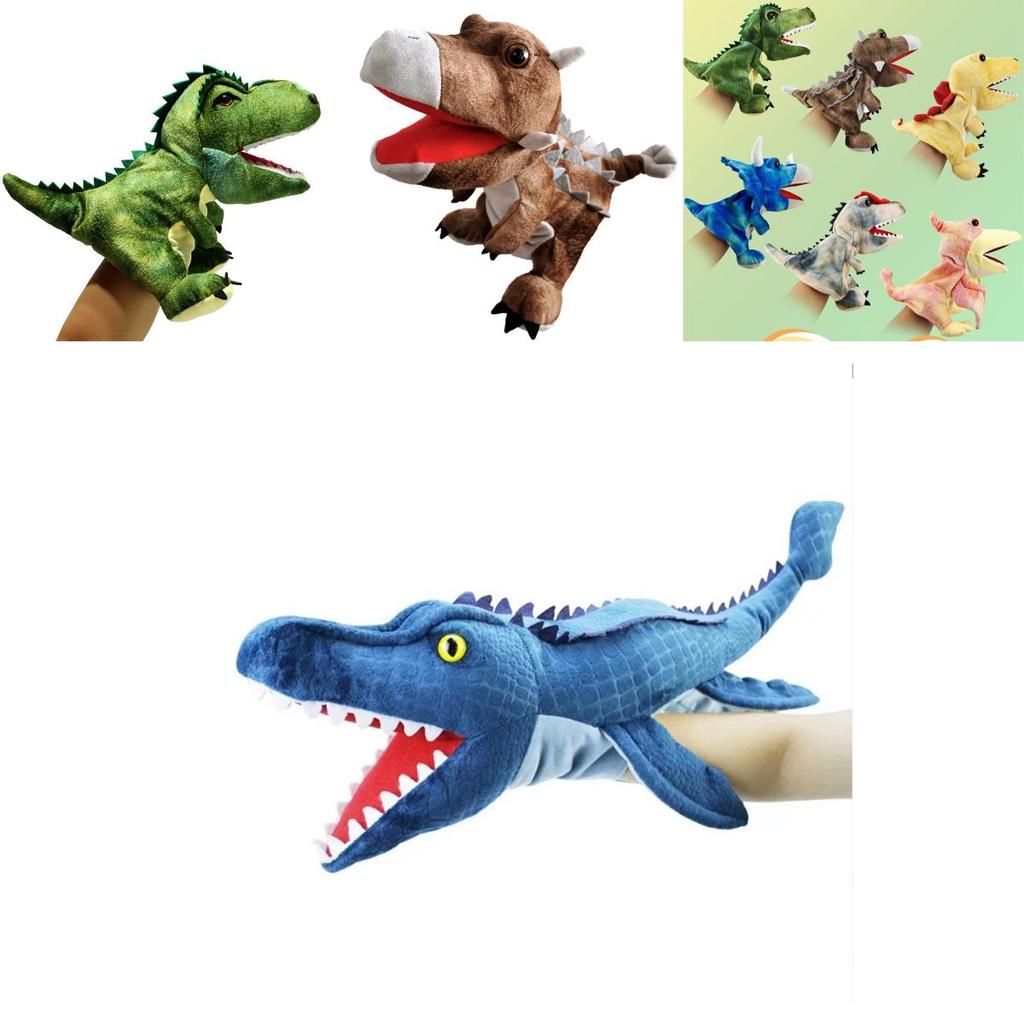 Soft And Cuddly Dinosaur Hand Puppet Plush Toy For Kids' Imaginative Playtime