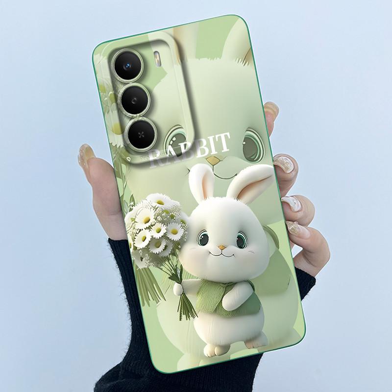 Case For Realme C71 4G Cute Panda Sweet Girls Cats Silicone Soft Back Cover For RealmeC71 4G Ultrathin Anti-Scratch Protective
