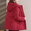 Middle Age Women's Winter Down Jackets Hooded Plus Size Thick Down Coats Woman Outerwears