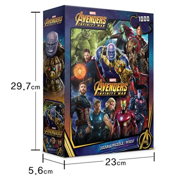 Puzzle Life Marvel Avengers Infinity War Jigsoru Puzzle M1037, 1000 dílků, smíšené barvyPopulární korejské panenky a hračky