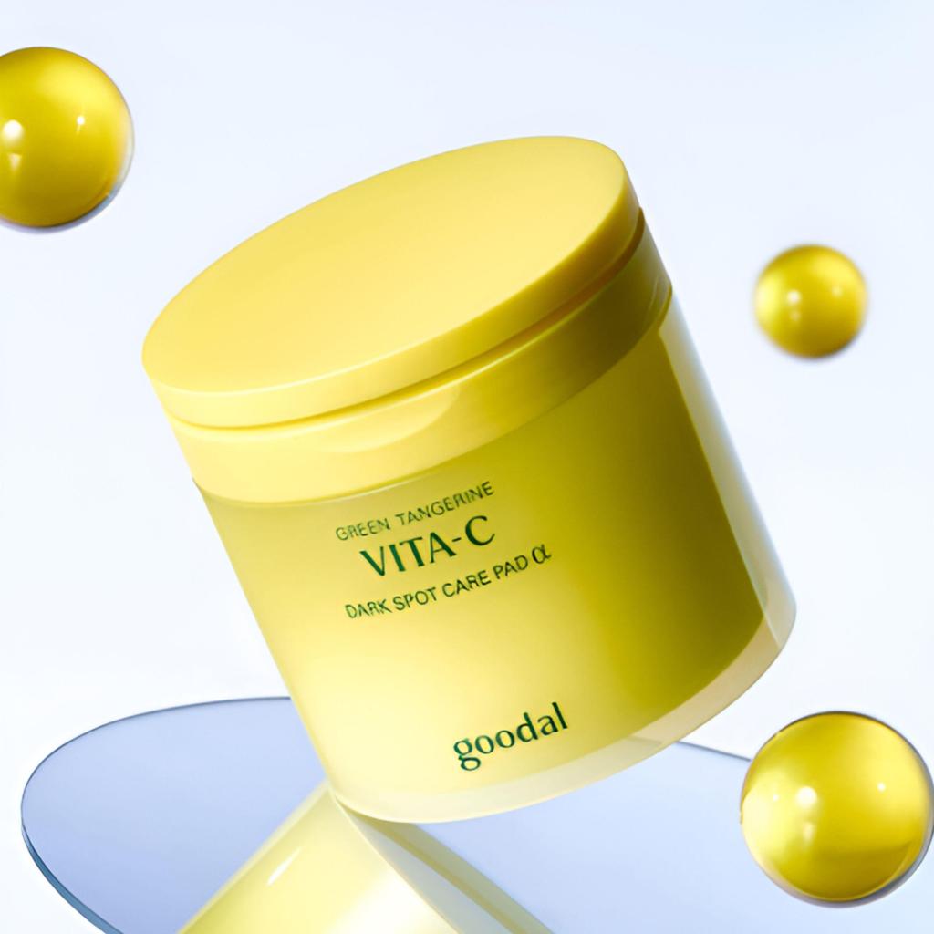 Goodal Green Tangerine Vita C Dark Spot Care Pad Alpha 70 Sheets