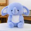 Popular happy baby elephant plush toy doll girl children accompany doll table with doll large throw pillow