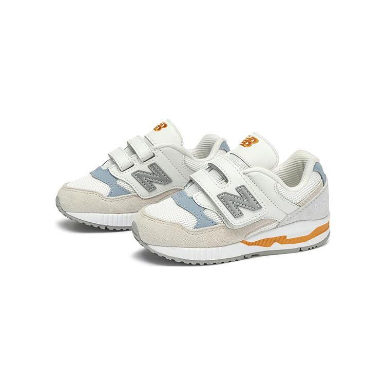 New Balance Anti Kick And Abrasion Resistant Mid top Toddler Shoes White Gray Infant And Toddler IV530GC