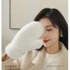 Winter New Thickened Plush Warm Gloves Fashionable Simple Solid Color Thermal Cold Weather Handwear