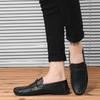 New Style of Doudou Shoes Men's Small Leather Shoes Korean-style Instagram Trendy Shoes Light-soled Casual Lazy Shoes