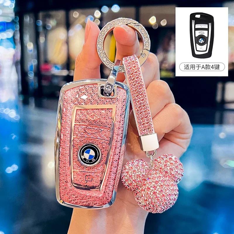 Soft TPU Car Key Case Cover for BMW X1 X3 X5 X6 X7 1 3 5 6 7 Series G20 G30 G11 F15 F16 G01 G02 F48 Protector Shell Accessories Xs8
