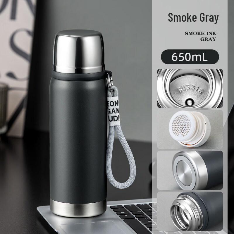Xihe Portable Titanium Lined Insulated Tea Bottle