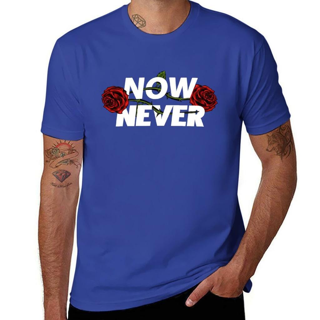 Vintage Colby Brock Merch Now or Never Tshirt Short sleeve tee kawaii clothes quickdrying black t shirts for men
