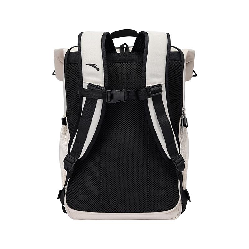 Anta Kyrie Basketball Series Fashion Trend Large Capacity Fabric Backpack Unisex Backpack Light-Chestnut-Gray 192541153-5