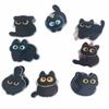 8pcs Fresh Keeping Black Cat Bag Clips Moisture-proof Kitchen Seal Clips  Seasoning Bags