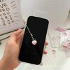 Fruit themed Mobile Attachment Beautiful Peach/Cherries Charm Lovely Fruit Cellphone Cord  for Fruit Enthusiasts