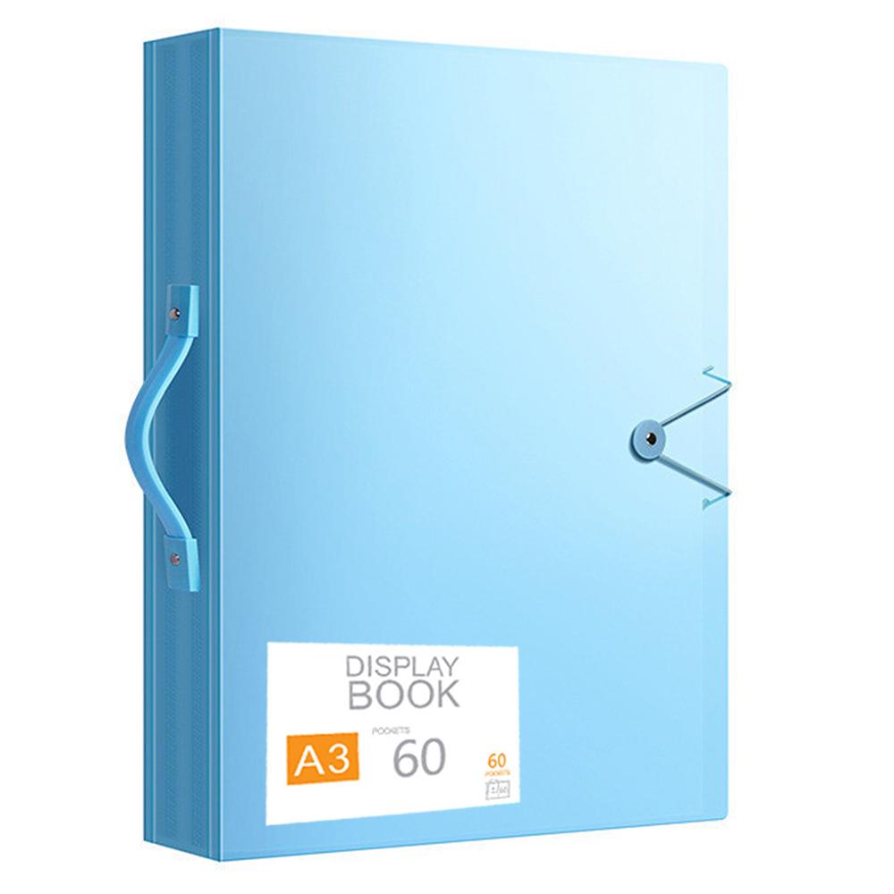 30 Pages Diamond Painting Storage Book Portfolio Presentation Storage Book Clear Pockets Folder Photo Album Stationery Tool