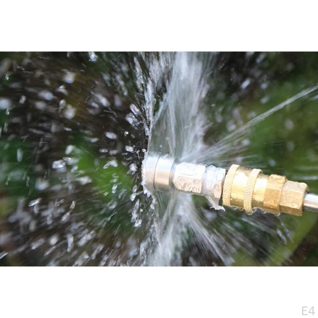 1/4''M 1/8''M Sewer Cleaning Jetting Nozzle Rotating Drain Jetter 3 Jet