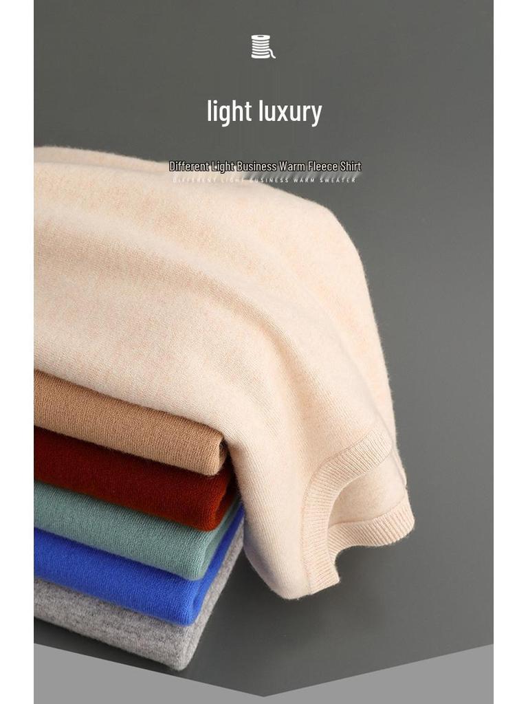 Men's Trendy Wool Round Neck Sweater: Autumn/Winter Collection, Long Sleeve Pullover for Casual Wear