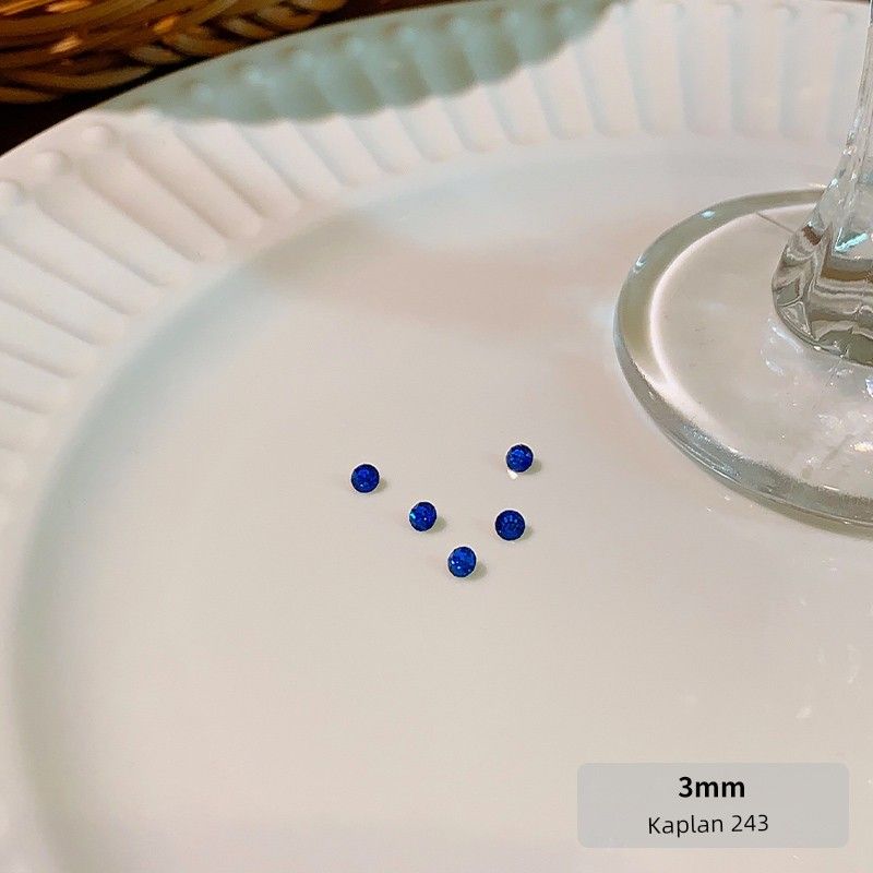 

3mm Huazi Screw Medical Titanium Steel Diamond Stud Earrings 27# Kaplan S27