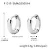 Nivora 18K Gold Plated Polished Smooth Women Hoop Earrings High Quality Stainless Steel Hypoallergenic Earring For Women Jewelry