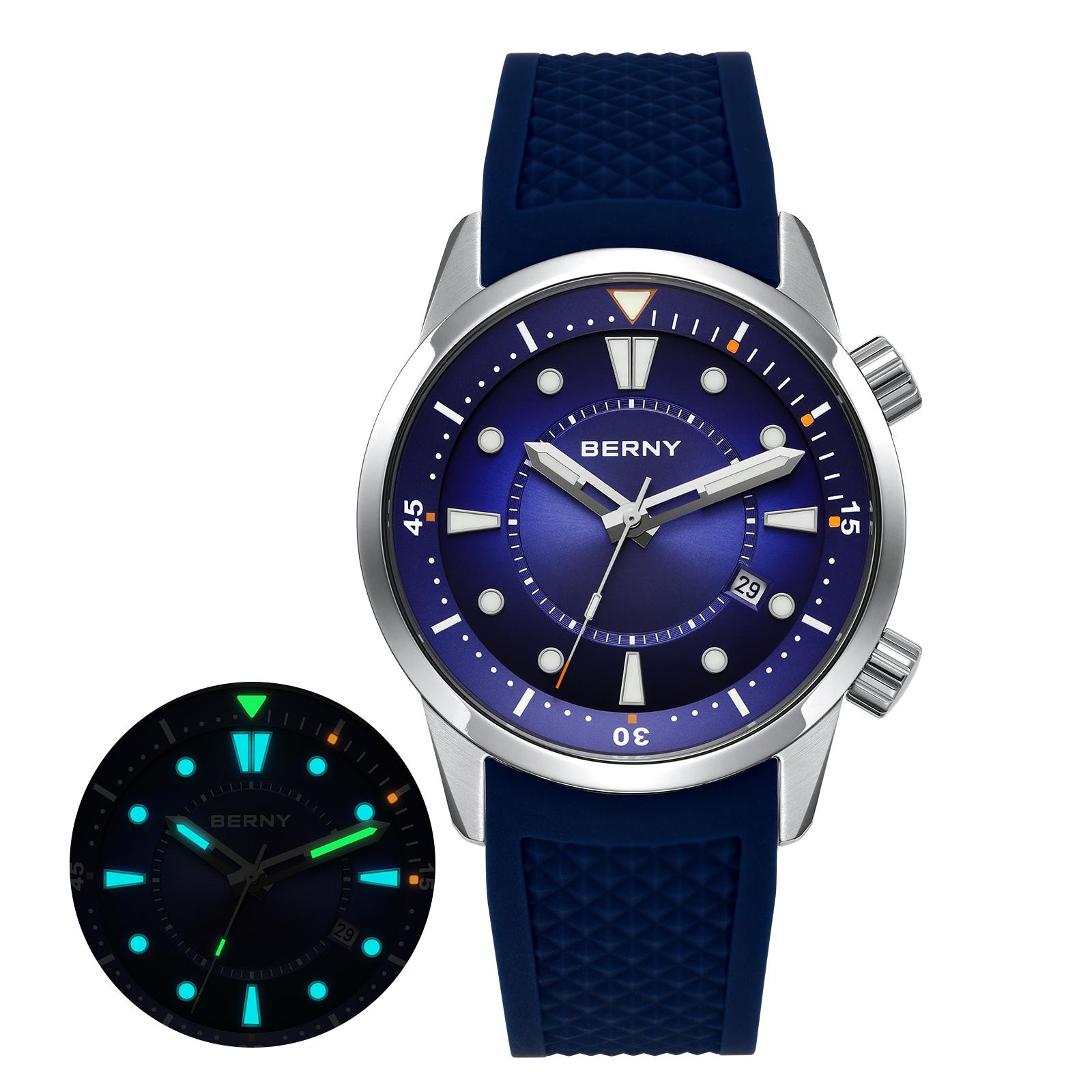 BERNY Automatic Diver Men Watch 200M