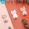 Ganchos adhesivos de gato de dibujos animados (3 paquetes)