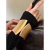 European and American Spring and Summer New Style Exaggerated Design Wide Fashion Bracelet for Women, Versatile Trendy Jewelry