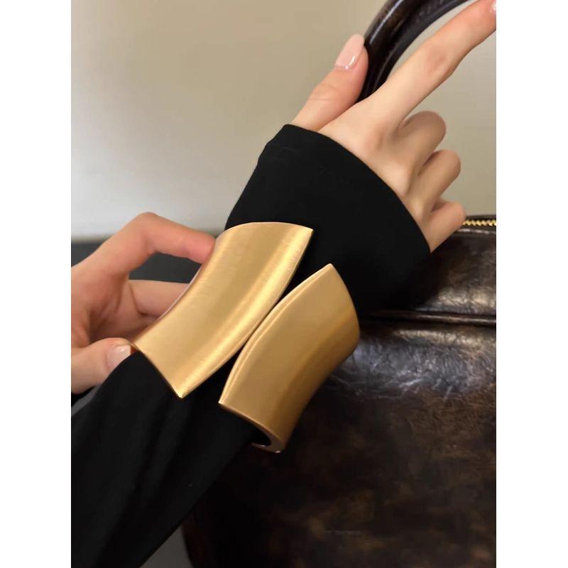 European and American Spring and Summer New Style Exaggerated Design Wide Fashion Bracelet for Women, Versatile Trendy Jewelry