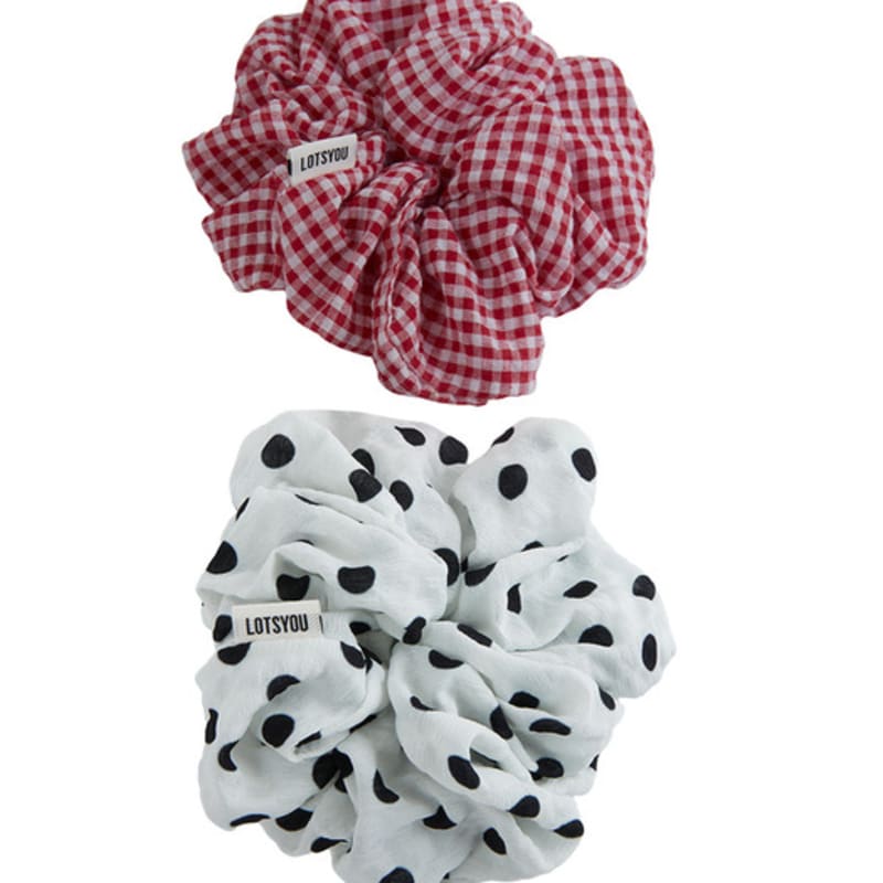 LOTS YOU lotsyou_Fiona Scrunchie White