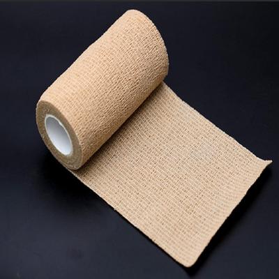 10 Stuks Zelfklevende Verbanden Kleefpleister Gaasrollen Elastisch Multi-Scene Toepassing Tape 5cm X 4.5M