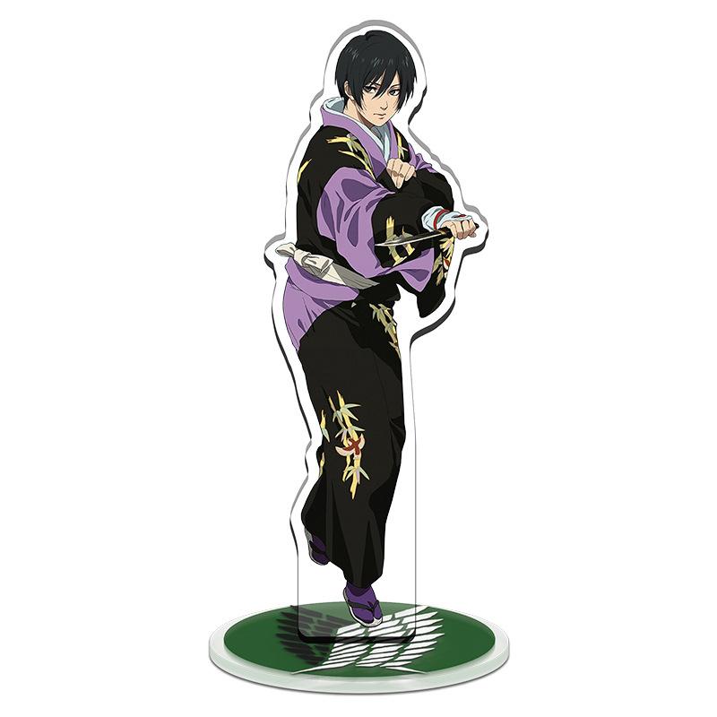 Attack On Titan Anime Acrylic Figure Stand Eren Rivaille Mikasa Model Desk Decor Collection Gift Toys