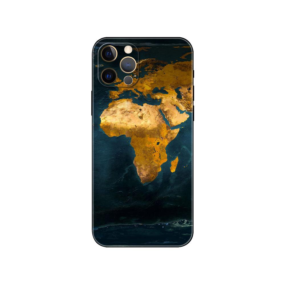 Afrika Karte telefon fall für iphone 5 5s 2020se 6 6s 7 8 plus x 10 XR XS 11 12 13 mini pro MAX schwarz tpu zurück abdeckung