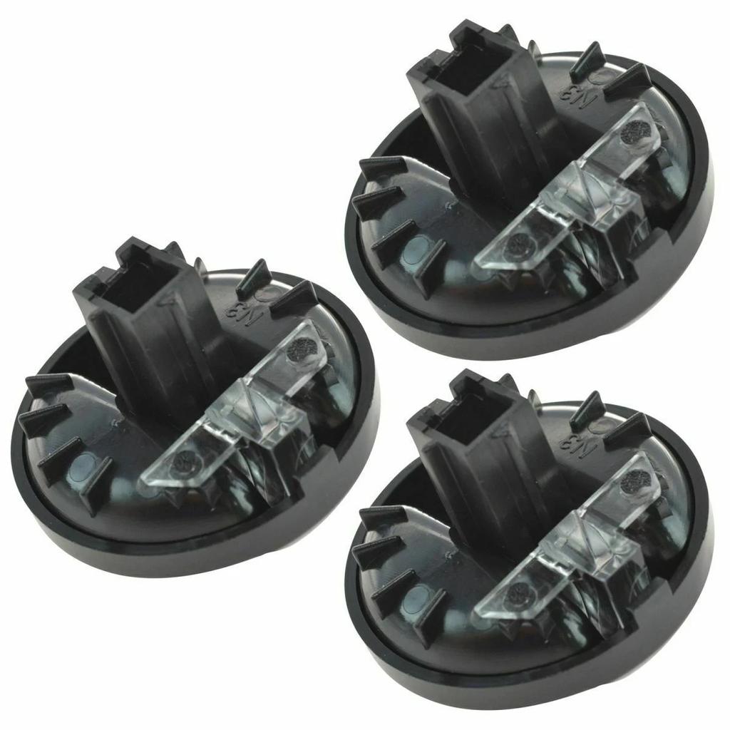 Fit for Toyota-Tundra Truck 2000-2006 Temperature Control Knobs Dials Heater A/C Air Condition Fan Set of 3 55905-0C010