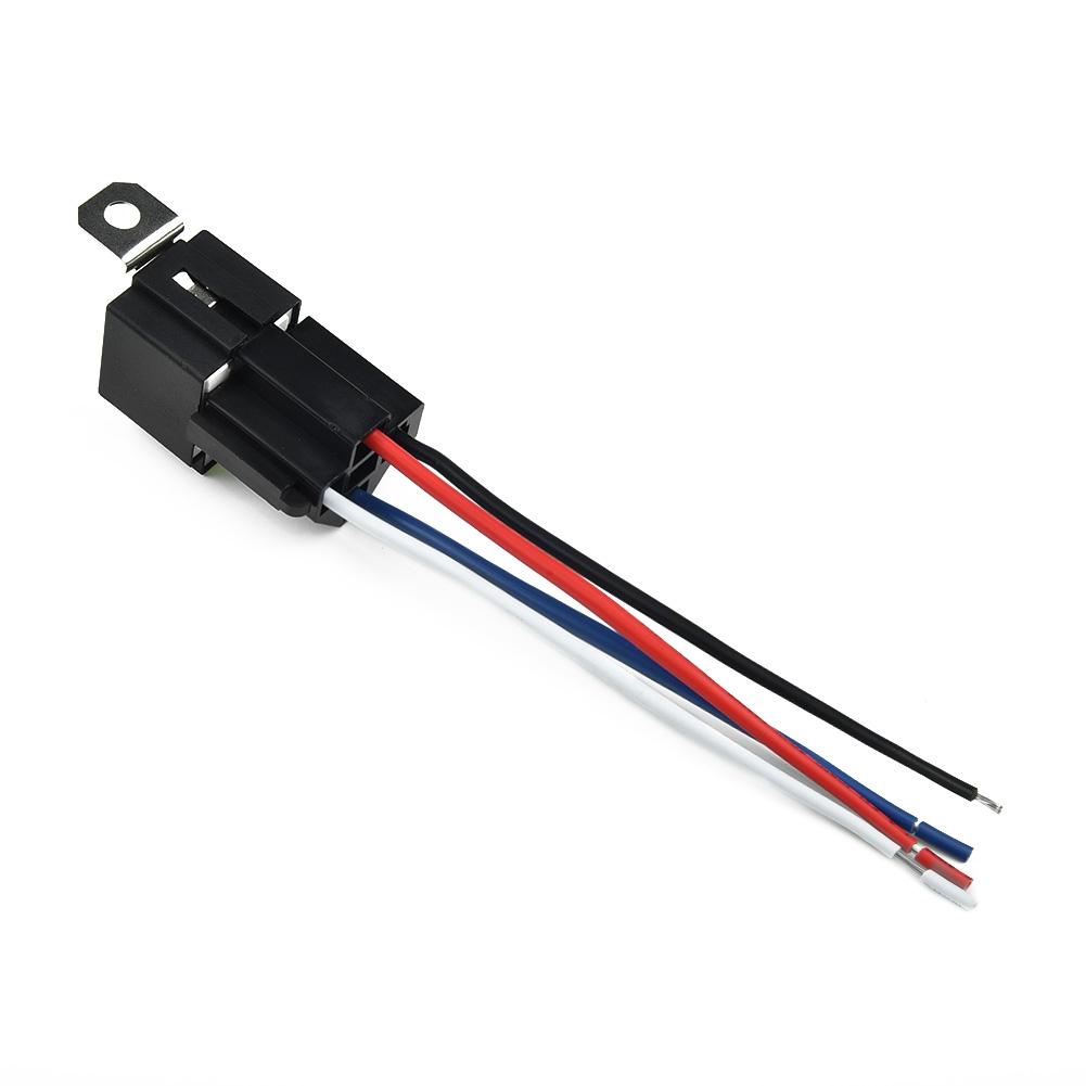 1 Set Relay Fittings With Socket Base/Wires/Fuse Amp
