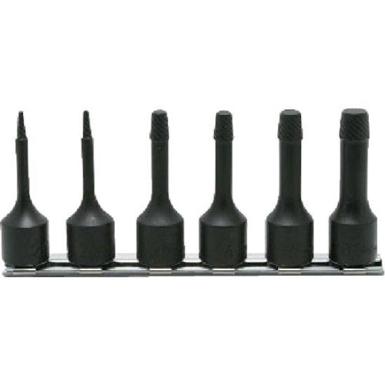 

Yamashita Industrial Research Institute Koken Bolt twister rail set Total length 60mm 6 pieces 3/8 (9.5mm) SQ. RS3129/6-L60