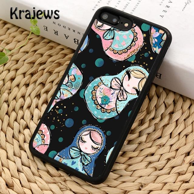 Krajews Russian Matryoshka Dolls Soft Phone Case Cover For iPhone 17 Air 16 15 14 plus 11 12 13 pro max coque Fundas