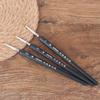 3 Pcs 0/ 00/ 000 Miniature Paint Wolf Hair Professional Paint Brush For Art Supplies