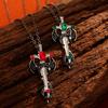 Retro Dragon Sword Pendant Necklace, Boys Necklace Jewelry Accessories, Cross Sword Charm Necklace Gift