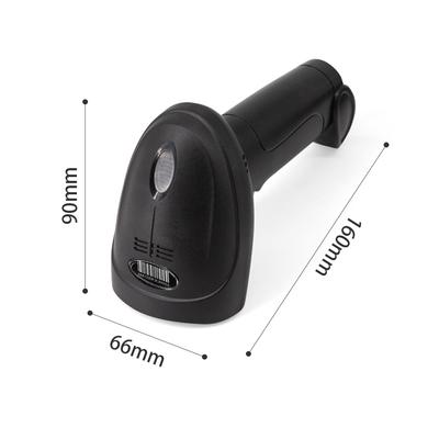 Kablosuz 1D Barkod Tarayıcı 2.4G + BT + USB Kablolu Bağlantı CCD Kağıt ve Ekran Tarama Kafası