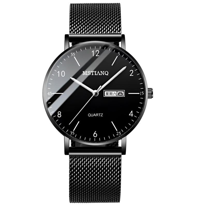 Teen Thin Watch Men's High School Student Trend Non-Mechanical Watch Junior High School Student Quartz Simple Watch