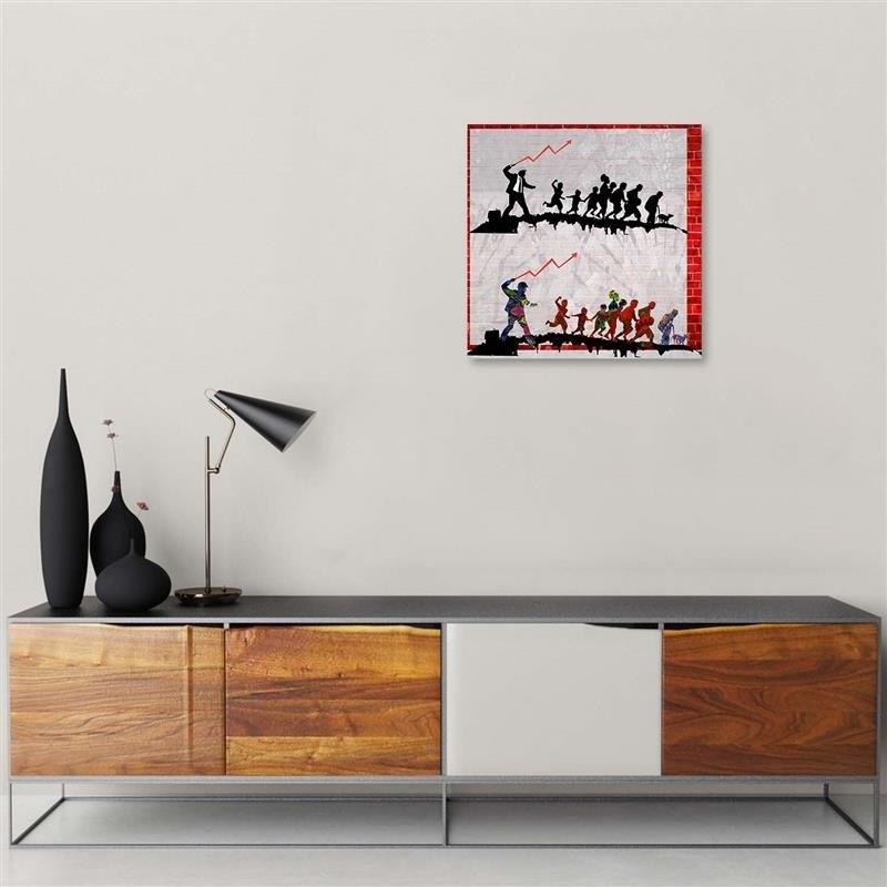 Canvas print Banksy Street Art