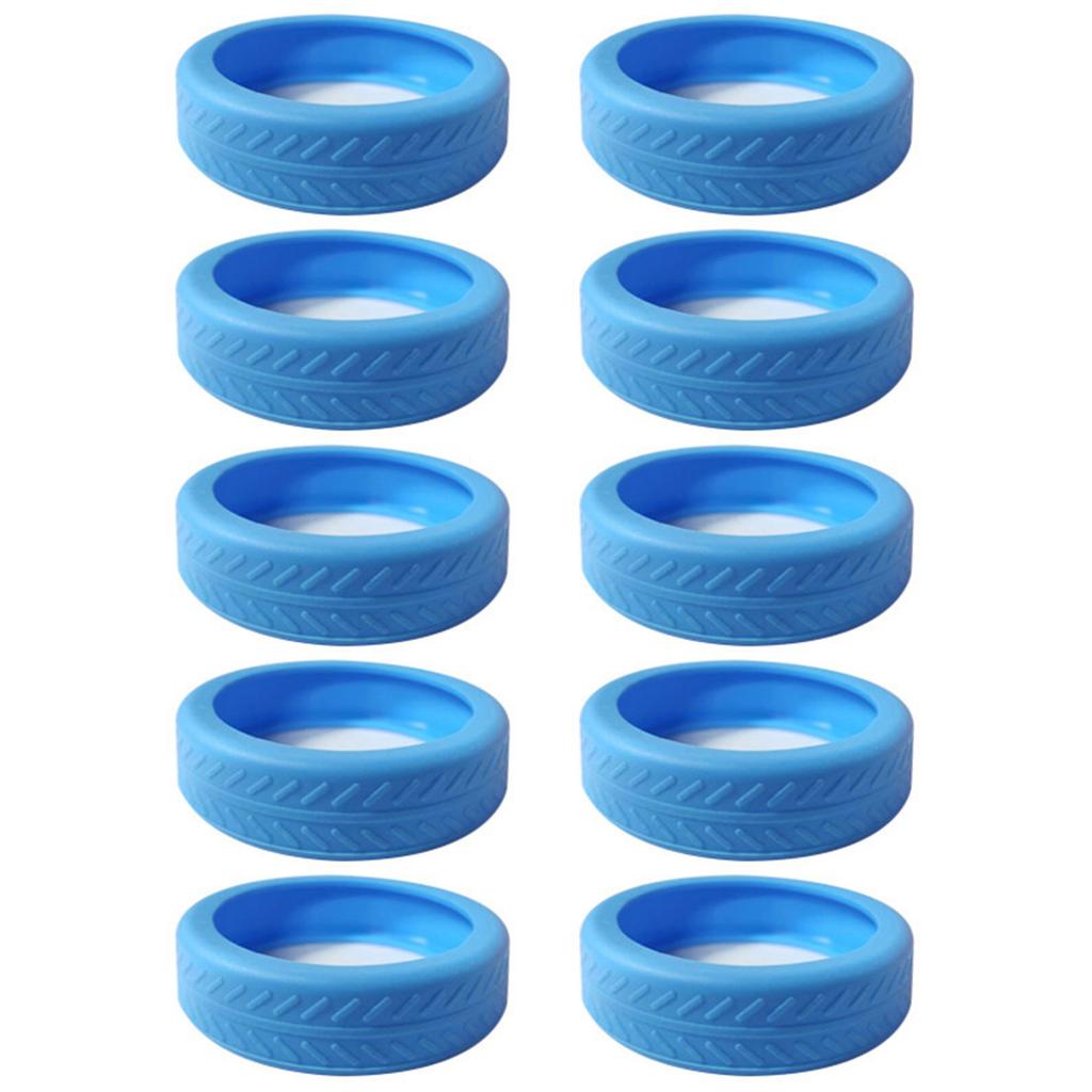 10 Stück Robuster Silikon-Radschutz für Reisetaschen Verhindert Schäden an Ihrem Gepäck