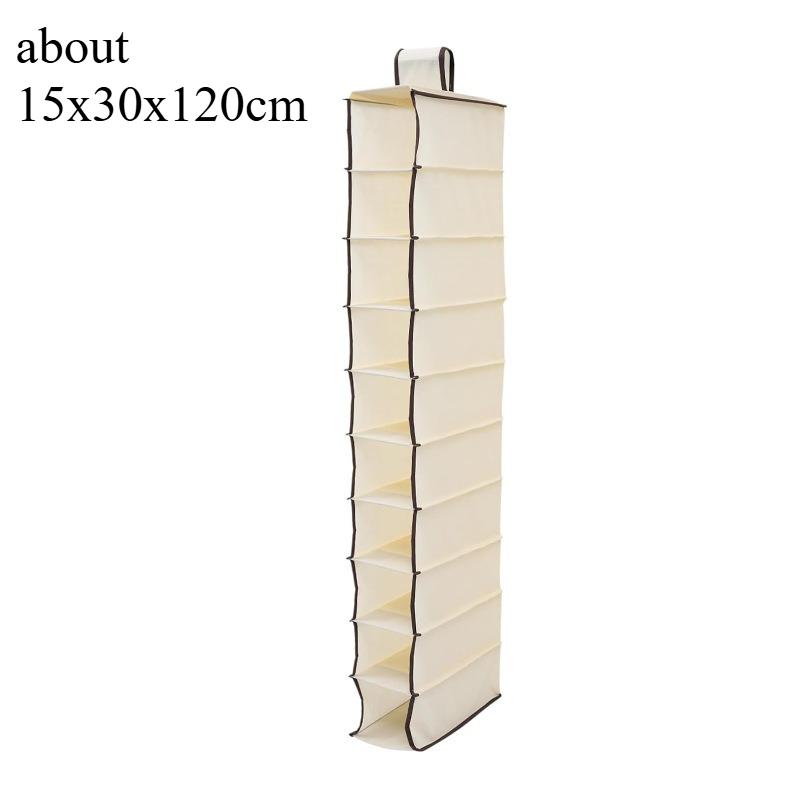 Hanging Shoe Organizer 10-Shelf Hanging Closet Organizers Storage Shoes Organizer Shelves Hanging Shoe Rack Holder for Bedroom
