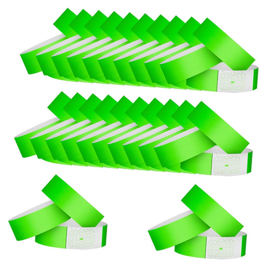 Synthetic PP Wrist Band Disposable Name Tag Bracelet for Large Gatherings Concerts Carnivals Hospital Use