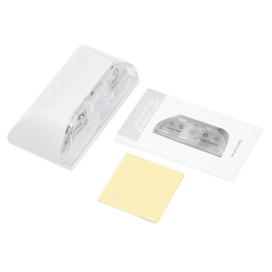 4LED PIR Infrared Motion Sensor Detection Door Home Practical Keyhole Light Lamp