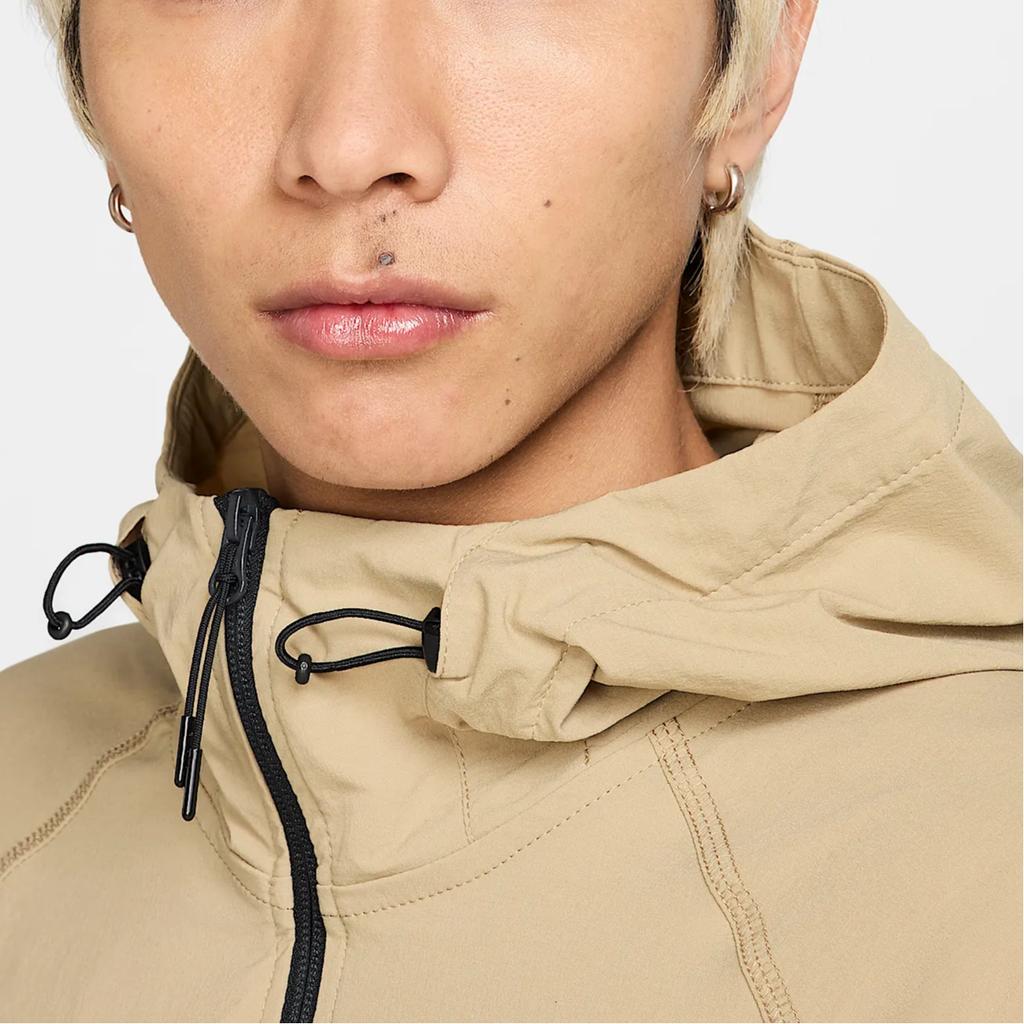 Nike Color Block Casual Long Sleeve Jacket Men Jacket Beige HM7152-297