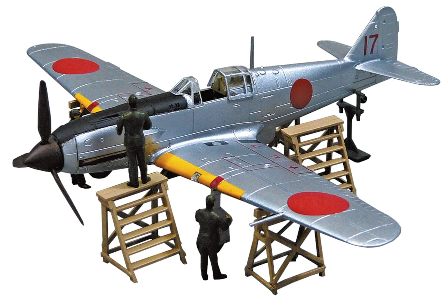 

Aoshima Bunka Kyozai Aircraft Series 1 Kai Model Additional Model (AOSHIMA) 1/72 No. Ki-61-II (Ki-61-II Kai) Kit, Prototype, Number Ki-61-II ...