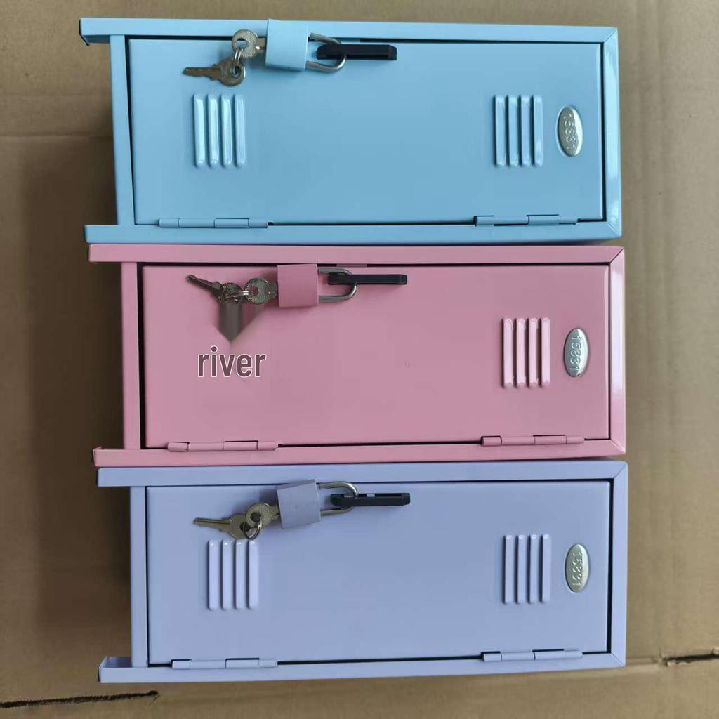 Multikleurig Afsluitbaar Mini Spaarpotje & Opbergkastje voor Meisjes