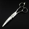 5-Piece Hair Cutting Shears Set - Personalized Barber Scissors for Bangs, Serrated & Straight Shears